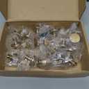 Ravinte 20 Pack Solid Single Hole Kitchen Round Cabinet Knobs Champagne Bronze Pulls Drawer Knobs Kitchen Cabinet Hardware Handles