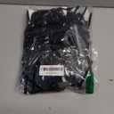 Black Fringe Curtain Party Streamers 4Pack 3.3 x 8.3 Ft Foil Fringe Backdrop Curtains for Birthday Wedding Bridal Baby Shower Holiday Tinsel Streamers Black Party Decorations Door Streamer