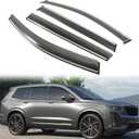 Rain Guards Window Visors for Cadillac XT6 2020-2026 Side Window Deflectors Vent Visors with Chrome Trim