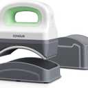 EENOUR Hat Press Machine, Mini Heat Press for Caps with 3 Heating Levels & Auto-Off, Handheld Cap Easy Press with 3"5.5" Arched Heating Plate for 6-8 Hat Size, 19-26 Girth