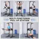 ZENOVA Pull Up Bar, Multi-Function Pull Up Dip Bar Station, Home Gym Workout Strength Training Equipment for Men Women Muscle Building