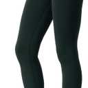 SATINA Womens High Waisted Capri Leggings Pants -for Tummy Control, Yoga, 3 Inch Waistband, Black, One Size
