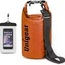 Unigear Dry Bag Waterproof, 2L/5L/10L/20L/30L/40L Floating and Lightweight Bags for Kayaking, Boating, Fishing, Swimming and Camping with Waterproof Phone Case