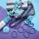 108 Pcs Suicide Prevention Awareness Bracelets - 33'' Teal & Purple Beads Necklace Bulk Inspirational Silicone Wristband for Suicide Awareness Day 2025 Charity Campaign Party Favors