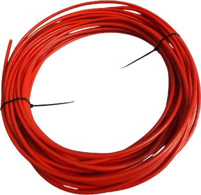 Solid Copper Wire - Ground Wire - THHN Wire - Insulated Grounding Wire - Building Wire -THHN/THWN Solid Wire Rated for 600Volts (10Guage-10FT-Red)