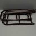 Gonfoam 3-Tier Expandable Shoe Rack,Adjustable Shoe Shelf Storage Organizer Heavy Duty Metal Free Standing Shoe Rack for Entryway Closet Doorway (Bronze)