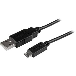 6 ft Mobile Charge Sync USB to Slim Micro USB Cable - Phones & Tablets - A to Micro B M/M - Thin Micro USB Charging Cable 