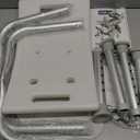 HOMLAND Shower Chair for Inside Shower, 400 lbs Adjustable Shower Stool with Suction Feet, Shower Seat for Inside Tub Bathroom Bench Bath Chair for Elderly and Disabled - Light Gray