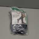Winterlace Womens Queen Size Trouser Socks, 6 Pairs Knee High Dress Socks Stretchy Silky Soft (Black)