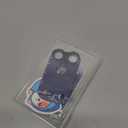 Uyiton Compatible with iPhone 17 Pro Max Camera Lens Protector - [Not Easy to Break][Strong Adsorption][Case-Friendly] Metal Tempered Glass Rear Camera Screen Cover - Deep Blue, 2 Packs