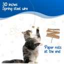 5 x Cat Dancer Products 101 Interactive Cat Toy, Brown