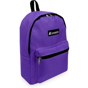 Everest Basic Backpack, Dark Purple, One Size