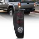 Nilight Taillight Assembly Compatible with 2004 2005 2006 2007 2008 2009 2010 2011 2012 Chevy Colorado GMC Canyon 2006-2008 Isuzu Tail Light Rear Lamp OE Style Driver Side Smoke Red Lens
