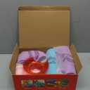 2-in-1 Rolling Ball & Car Ramp Race Track for Toddlers, Hammer Ball Drop Toy for Boys & Girls, Interactive Toys w/Sensor Lights - Montessori STEM Learning Toys - Birthday Gift for Kids 1-5+ Year Old (Pink + Purple + Cyan + Peach)