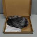 BBTO 100 Days of School Old Lady Costume for Kids Grandma Gray Wig Walking Cane Glasses Chain Cords Faux Pearl Bead Necklace