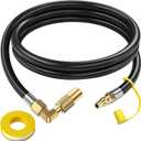 Improved Propane Quick Connect Hose, 7FT RV Propane Hoses with Blackstone Adapter, Quick Connect Propane Hose for RV to Grill, Fit for Blackstone 22 Inch Griddle & 17 Inch Blackstone Grill