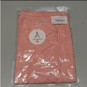 Anrabess Women's T-Shirt Trendy Clothes , Pink, XL