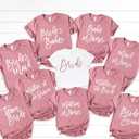 Classy Mood Bride Bachelorette Party Shirts Bridal Party T-Shirt Wedding Party Tshirt Bridesmaid Proposal Gift, L