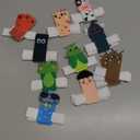 Outus 30 Pcs 10 Styles Passover Finger Plagues Puppet Kit Felt Plagues Finger Puppets for Pesach Seder Celebration Festival Party Supplies
