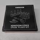 A-Premium Ignition Coils and Spark Plugs Kits Compatible with Ford F-150, F-250/F350 Super Duty, Explorer, Mustang, Expedition & Lincoln Navigator & Mercury Mountaineer, 4.6L 5.4L 8-PC Set