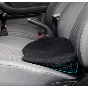 Livtribe Car Seat Cushion  Memory Foam Car Seat Pad  Sciatica & Lower Back Pain Relief  Car Seat Cushions for Driving  Road Trip Essentials for Drivers(Black)