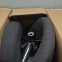 Sweetcrispy Armless Vanity Chair, Small Office Desk Chair, 25 inches x 21.4 inches x 34 inches