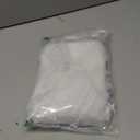 Crweety 50 Pcs White Organza Bags 6x9 Inches, Large Mesh Gift Bags Drawstring, Jewelry Pouches Treat Sachet Goodie Mesh Bag Drawstring for Wedding Party Favors Baby Shower & Valentines Gifts