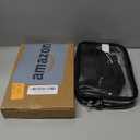 Bagenius Clear Purse Stadium Approved, Sports fan Handbag Purses with Adjustable Strap for Stadium Events, Work and Concert (Black)