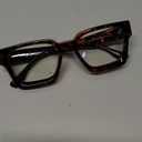 livho Oversized Eyewear Frame for Woman and Men - Rectangle Fashion Glasses for Computer, Chic Preppy Frame