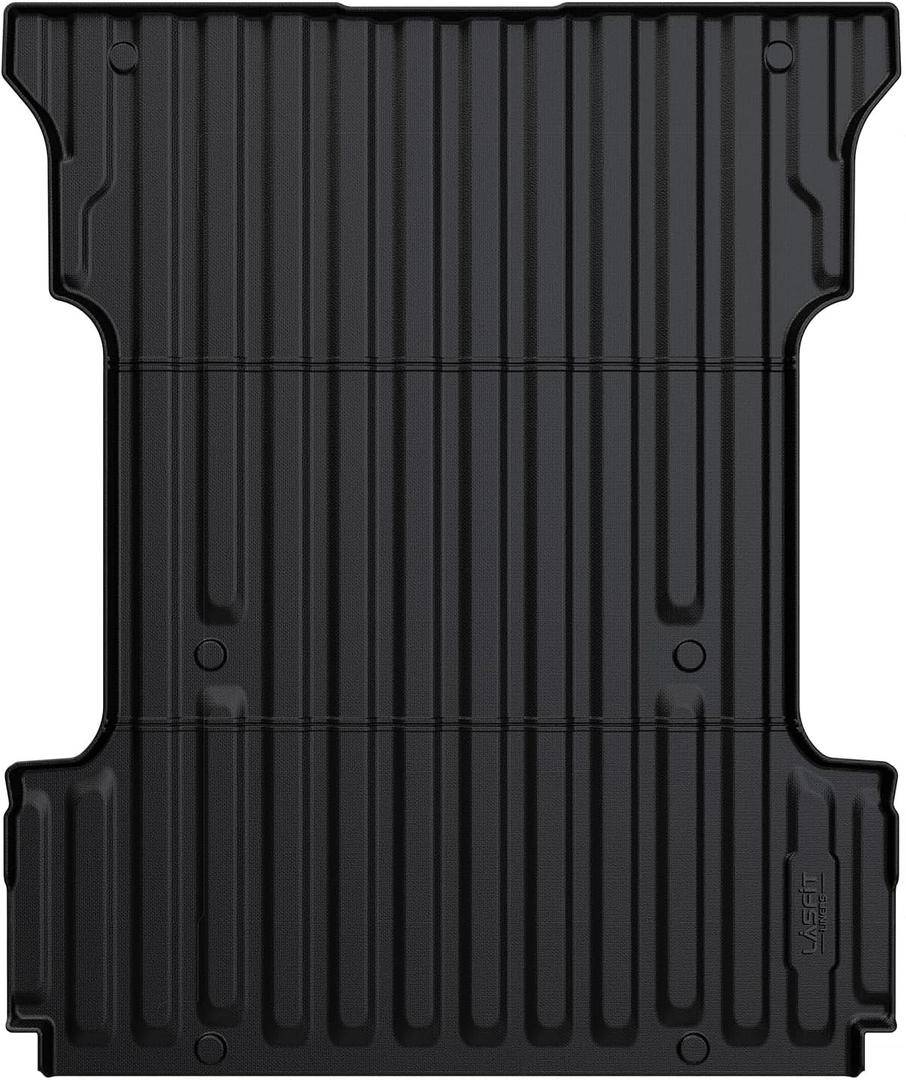 LASFIT 6.5ft Bed Mat for Ford F-150 2026 2025 2024 Truck Box All Weather Protector TPE Durable Easy Clean Bed Liner for F150-Not Fit for Drop in Bedlienr