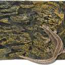 Reptile Tank Background Board Rock Terrarium Cork Background Board 3D Wall Backdrop Aquarium DCor Backgrounds Amphibian Habitat Decoration for Lizards Leopard Gecko Bearded Dragons Turtle (Yellow)