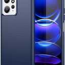 Case for Xiaomi Redmi Note 12 Case, 23021RAAEG 23021RAA2Y Case, Ultra Slim Phone Cover with Shock-Absorption Carbon Fiber TPU Rubber Protective Cases for Xiaomi Redmi Note 12 4G Navy Blue