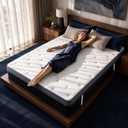 Twin Mattress 12 Inch, Medium Firm Hybrid with Pocket Coils & Cooling Gel