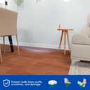 COUKIU Flexible Baseboard Molding Trim, Peel and Stick Rubber Wall Base Moulding Trim, 2.75 Inch x 16.4 Feet Self-Adhesive Vinyl Cove Base (Extra White)