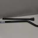 Drive Devilbiss Swan Neck Black Folding Walking Stick with Gel Grip Handle