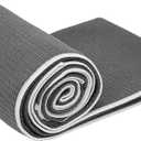 Shandali Hot Yoga Towel - Mat-Sized, Microfiber, Super Absorbent, Anti-Slip, Injury Free, 24" x 72" - Best Bikram Yoga Towel - Exercise, Fitness, Pilates Gear (Gray)