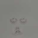 Momcozy Flange Insert 17mm Compatible with 24mm Flange/Shield of Most Pumps, Insert for Breast Pump Replacement Accessories, 4PCS 17mm (Transparent)