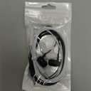 Wired in-Ear Earbud Headphones with Mic 2 Pack, 3.5mm Jack, Black & White