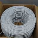 MONK CABLES | CAT6 Plenum Cable 1000ft | UTP, 23AWG, 550MHz | DSX-8000 Certified | Most Certified Cable of The Whole Market (White)