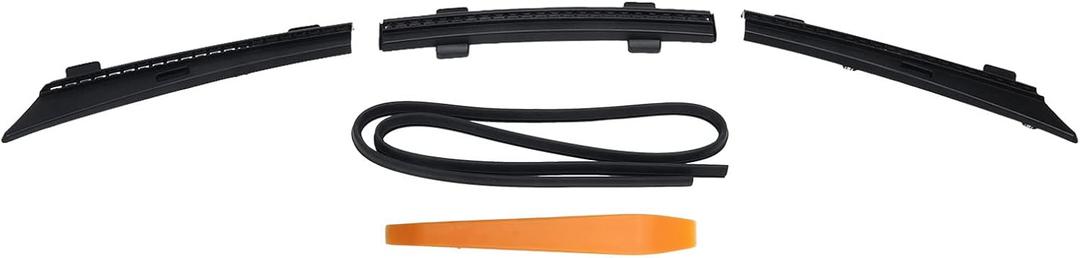 Front Hood Seal Strip Waterproof Model 3 Hood Seal Chassis Cover Water Strip, Dust Proof Seal Strip Fixed Strip Compatible with Tesla Model 3 20172022