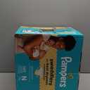 Pampers Swaddlers Diapers, Size 0 (up to 10 lbs), 140 Count, Hypoallergenic, Absorbent, Keeps Baby Dry and Comfortable, Skin Safe Disposable Newborn Baby Diaper