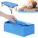 31" x 71" Disposable Bed Sheets for Massage Table Waterproof Massage Table Sheet Soft Non Woven Fabric SPA Bed Cover Breathable for Massage Beauty Tattoos 50PCS (Blue)