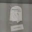 KOSKIMER 2pcs Acrylic Wedding Signs for Ceremony and Reception, 5x7 Inch White Wedding Signage, Photo Guest Book Sign, Cards and Gifts Sign, Wedding Reception Signs