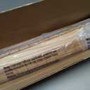LazBlinds No Drill Bamboo Roman Shades, 25" W x 64" H, Malay Oak