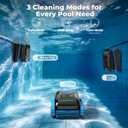 PC20 Automatic Robotic Pool Cleaner, Cordless Pool Vacuum Robot for Inground & Above Ground Pools, Smart Navigation, Self-Parking, 5000GPH Suction, Cleans Floor, Wall & Waterline