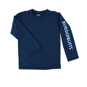 RUGGEDBUTTS® Baby/Toddler Boys Long Sleeve Rash Guard Swim Shirt w/UPF 50+