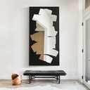 Wall Mirror, Full Length Floor Mirror, Mirror Decorative Wall Art with Graffiti Design, Large Full-Length Mirror for Hallway, Living Room 28"X56"