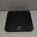 Digital Bathroom Scale for Body Weight: High-Precision 4-Sensor Accuracy, LED Display, 400lb/180kg Capacity, Safe Rounded Corners, Batteries Included (Black)