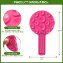 2 x Suction Phone Mount for Case, 2 in 1 Silicone Octo Cup Buddy Sticky Grip Holder for iPhone, Hands-Free Selfie/Video for TikTok Influencers, White