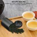 Smell Proof Jar 4.73oz  Lock Freshness, Leak-Stop Lid for Coffee/Tea/Spices, Block Odors Container  Compact for Tidy Kitchen, Portable for Travel